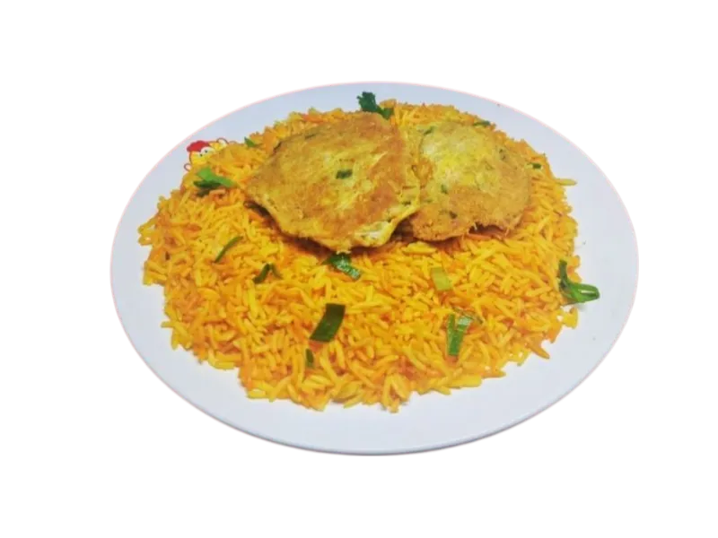 Nasi Biryani Shami Kebab Ayam